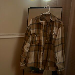 Plaid button up